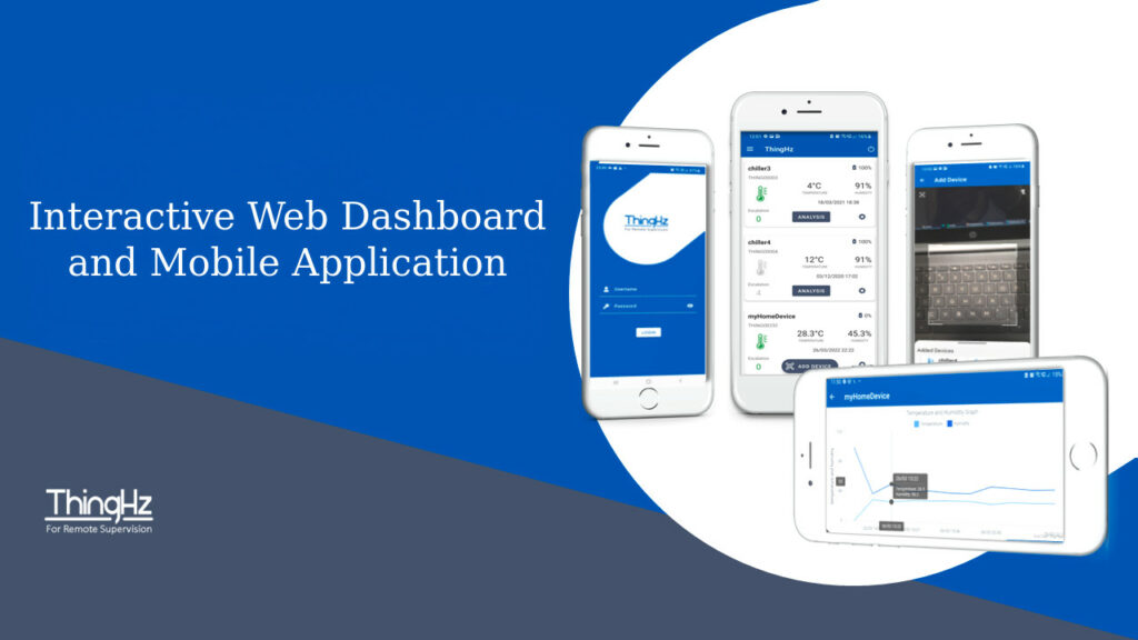 web dashboard and mobile app